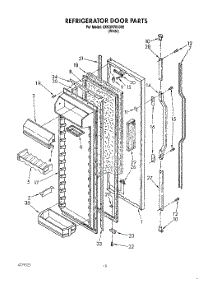 06 - Refrigerator Door parts for Whirlpool Refrigerator 3XKGN701000 from AppliancePartsPros.com