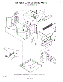 03 - Section parts for Whirlpool Air Conditioner 1AHF08391 from AppliancePartsPros.com