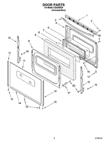 06 - Door Parts, Optional Parts parts for Whirlpool Range IGS326RD0 from AppliancePartsPros.com