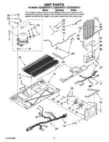 11 - Unit Parts parts for Whirlpool Refrigerator GZ2626GEKW13 from AppliancePartsPros.com