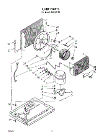 02 - Section parts for Whirlpool Air Conditioner ALJ12020 from AppliancePartsPros.com