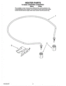 05 - Heater Parts parts for Whirlpool Dishwasher CDU650AWB37 from AppliancePartsPros.com