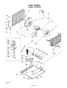 02 - Section parts for Whirlpool Air Conditioner 1AHF08390 from AppliancePartsPros.com