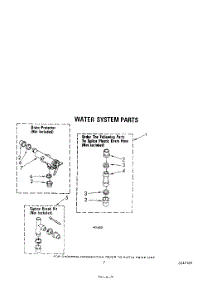 06 - Water System parts for Whirlpool Washer LA6058XSW0 from AppliancePartsPros.com