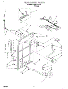 02 - Rear Panel parts for Kitchenaid Washer KAWE777BWH0 from AppliancePartsPros.com