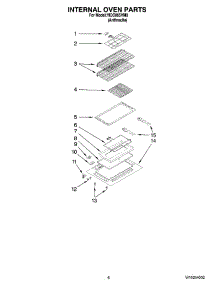 05 - Internal Oven Parts parts for Whirlpool Range YIDC865VM0 from AppliancePartsPros.com