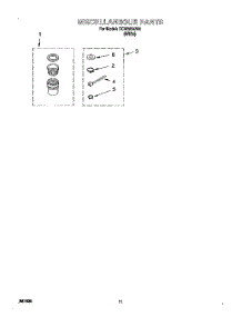 08 - Miscellaneous, Optional parts for Whirlpool Washer CCW5264W4 from AppliancePartsPros.com