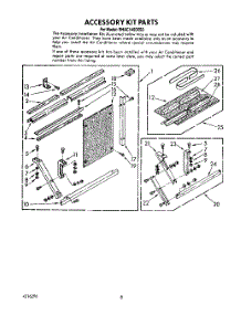 05 - Accessory Kit parts for Whirlpool Air Conditioner BHAC1400XS0 from AppliancePartsPros.com