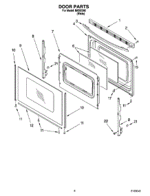 05 - Door Parts, Optional Parts parts for Whirlpool Range IME82302 from AppliancePartsPros.com
