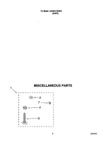 04 - Miscellaneous parts for Kitchenaid Washer KAWE977BWH0 from AppliancePartsPros.com