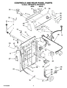02 - Controls And Rear Panel Parts parts for Maytag Washer 7MNTM5000TT0 from AppliancePartsPros.com