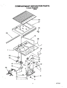 03 - Compartment Separator parts for Whirlpool Refrigerator 3XKVN510001 from AppliancePartsPros.com
