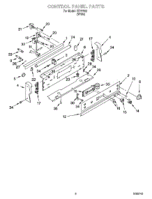 02 - Control Panel Parts parts for Whirlpool Range IHP37802 from AppliancePartsPros.com