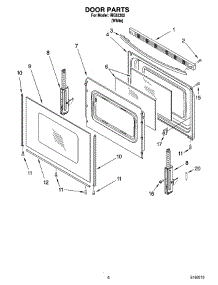 05 - Door Parts, Optional Parts parts for Whirlpool Range IRE82302 from AppliancePartsPros.com