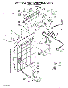 02 - Controls And Rear Panel Parts parts for Whirlpool Washer CAWS9234VQ0 from AppliancePartsPros.com