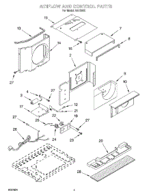 03 - Air Flow And Control parts for Whirlpool Air Conditioner RA123G0 from AppliancePartsPros.com