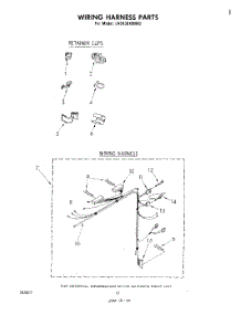08 - Wiring Harness parts for Whirlpool Washer LA5430XMW0 from AppliancePartsPros.com
