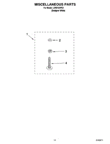 10 - Miscellaneous Parts And Optional Parts (Not Included) parts for Whirlpool Washer LSR7333PQ1 from AppliancePartsPros.com