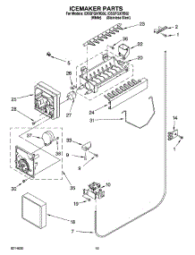 12 - Icemaker Parts parts for Whirlpool Refrigerator ID5GFGXRS02 from AppliancePartsPros.com