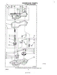 08 - Gearcase parts for Whirlpool Washer LA5310XPW0 from AppliancePartsPros.com