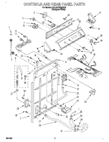 02 - Controls And Rear Panel parts for Whirlpool Washer 3XLA87W92BQ0 from AppliancePartsPros.com
