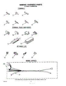 07 - Wiring Harness parts for Whirlpool Washer LB3000XLW0 from AppliancePartsPros.com