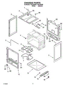 03 - Chassis Parts parts for Whirlpool Range IER310RW0 from AppliancePartsPros.com