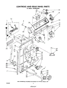 03 - Controls And Rear Panel parts for Whirlpool Washer LA5590XPW0 from AppliancePartsPros.com