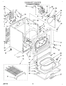 02 - Section parts for Kitchenaid Dryer KEYE778BAL0 from AppliancePartsPros.com