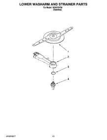 11 - Lower Washarm And Strainer Parts, Optional Parts (Not Included) parts for Whirlpool Dishwasher IUD9750VS0 from AppliancePartsPros.com