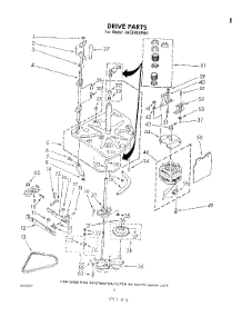 03 - Drive parts for Whirlpool Washer LA5380XPW1 from AppliancePartsPros.com