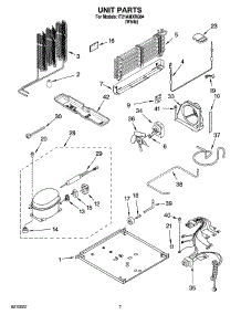 04 - Unit Parts parts for Whirlpool Refrigerator IT21AMXRQ04 from AppliancePartsPros.com