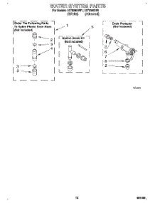 10 - Water System parts for Whirlpool Washer LST9245BN1 from AppliancePartsPros.com
