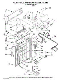 02 - Controls And Rear Panel Parts parts for Maytag Washer MTW5621TQ0 from AppliancePartsPros.com