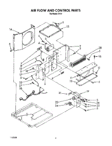 03 - Air Flow And Control parts for Whirlpool Air Conditioner BFR101 from AppliancePartsPros.com