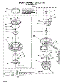 04 - Pump And Motor Parts parts for Whirlpool Dishwasher IRD6710Q2 from AppliancePartsPros.com