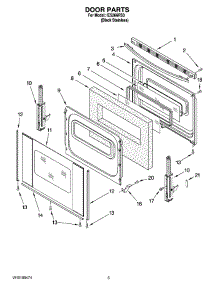 04 - Door Parts parts for Whirlpool Range IES366RS3 from AppliancePartsPros.com