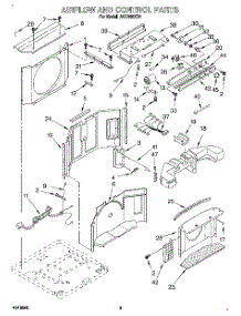 02 - Airflow And Control parts for Whirlpool Air Conditioner ACU082XD1 from AppliancePartsPros.com