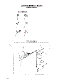 08 - Wiring Harness parts for Whirlpool Washer LA5900XSW1 from AppliancePartsPros.com