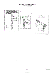 11 - Water System parts for Whirlpool Washer LA6300XSW1 from AppliancePartsPros.com