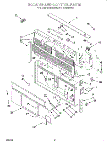 02 - Door And Control parts for Whirlpool Hood GZ7930XGS0 from AppliancePartsPros.com