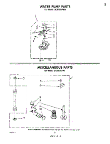 08 - Water Pump , Miscellaneous parts for Whirlpool Washer LA3800XPW0 from AppliancePartsPros.com