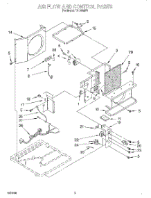02 - Air Flow And Control parts for Whirlpool Air Conditioner TA10002F0 from AppliancePartsPros.com