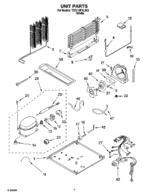 04 - Unit Parts parts for Whirlpool Refrigerator 7ST21HPXLQ02 from AppliancePartsPros.com