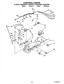 11 - Control Parts parts for Whirlpool Refrigerator CS22CFXTB01 from AppliancePartsPros.com