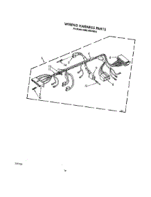 09 - Wiring Harness parts for Kitchenaid Washer KAWL400WAL0 from AppliancePartsPros.com
