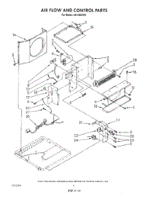 03 - Air Flow And Control parts for Whirlpool Air Conditioner AR1000XW1 from AppliancePartsPros.com