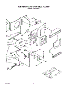 03 - Air Flow And Control parts for Whirlpool Air Conditioner BHAC0600XS1 from AppliancePartsPros.com