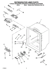03 - Refrigerator Liner Parts parts for Kitchenaid Refrigerator KBLA22ERWH00 from AppliancePartsPros.com