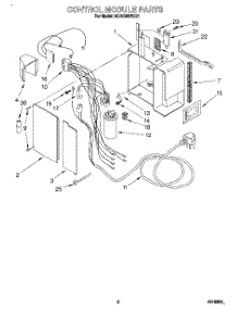 04 - Control Module parts for Whirlpool Air Conditioner 8CACM07DD1 from AppliancePartsPros.com